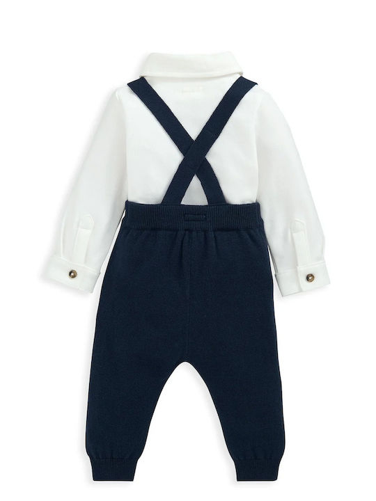 Mamas & Papas Babystrampler Langärmliges Blue, White