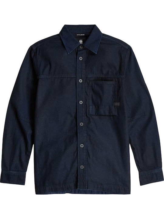 Langärmlig Jeans Hemd Blue