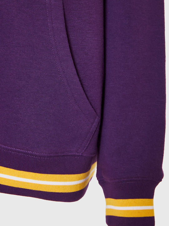 Damen Sweatshirt Kapuzen Lila
