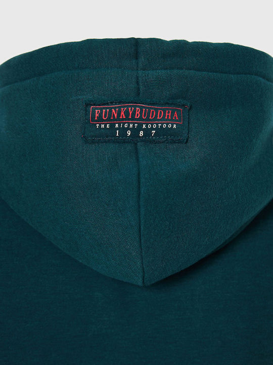 Women's Sweatshirt Hooded Green