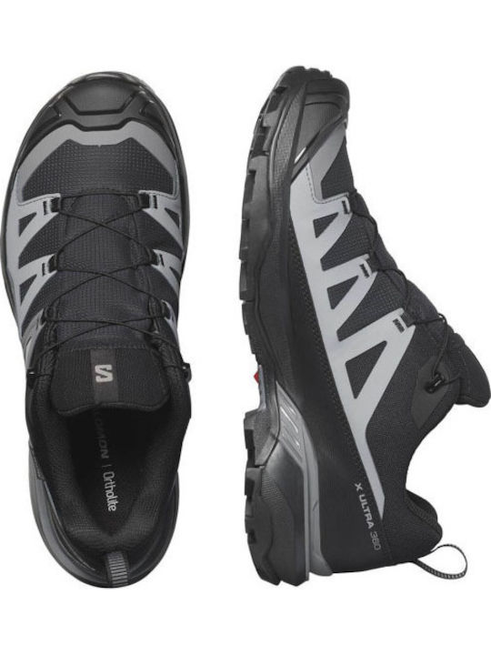 Salomon X Ultra 360 GTX Ανδρικά Ορειβατικά Παπούτσια Αδιάβροχα με Μεμβράνη Gore-Tex Μαύρα