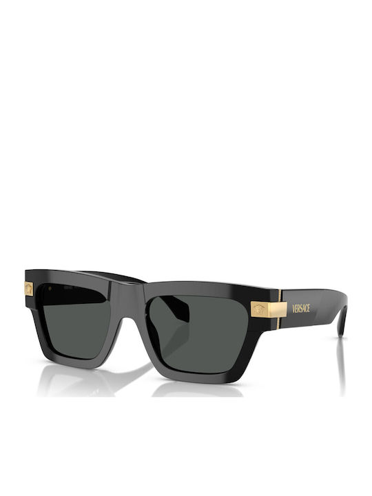 Versace Unisex Γυαλιά Ηλίου με Μαύρο Κοκκάλινο Σκελετό και Γκρι Φακό VE4464 GB1/87
