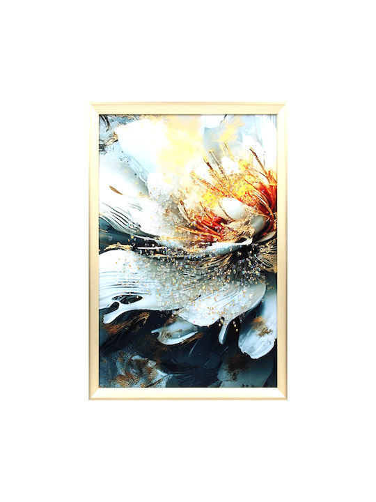 Keskor Threefold Painting Wooden 120x50cm