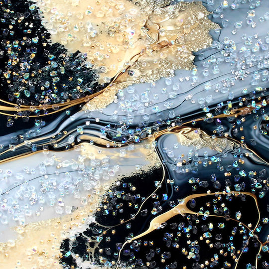 Keskor Τρίπτυχος Πίνακας Ξύλινος 120x50cm