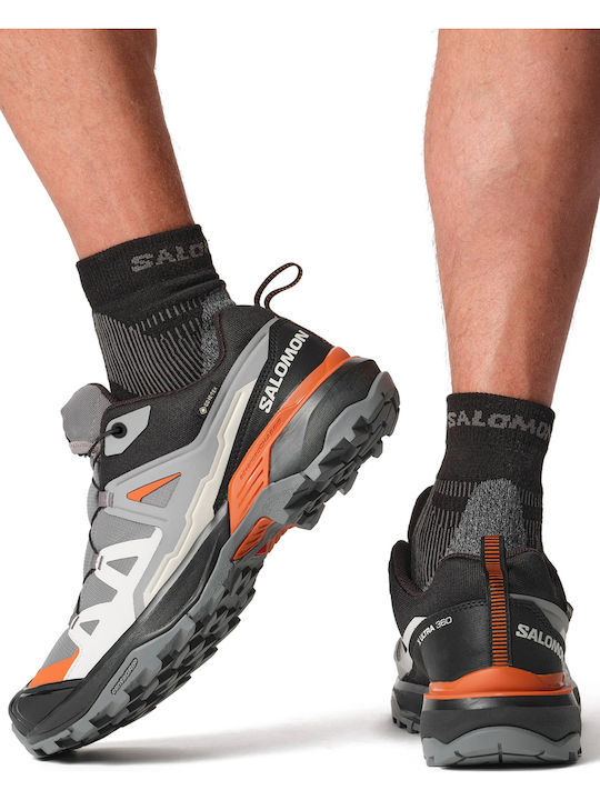 Salomon X Ultra 360 GTX Pantofi De Drumeție Impermeabili Pentru Bărbați Cu Membrana Gore-Tex Gri
