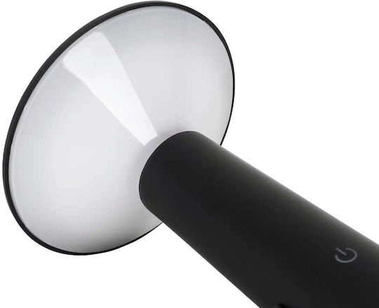 Lampă de masă LED cu înălțime reglabilă 19 cm culoare alb negru