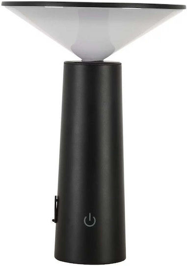 Lampă de masă LED cu înălțime reglabilă 19 cm culoare alb negru
