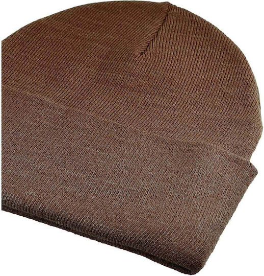 Beanie Feminin Căciulă Tricotat în culoarea Maro