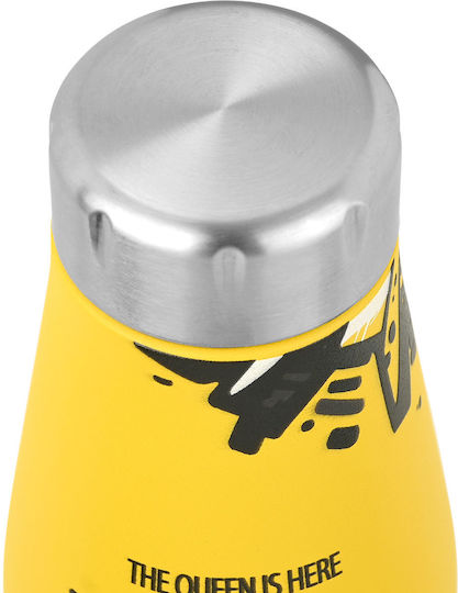 Estia Travel Flask Save the Aegean Bottle Thermos Stainless Steel BPA Free 500ml AEK BC Edition The Queen is Here