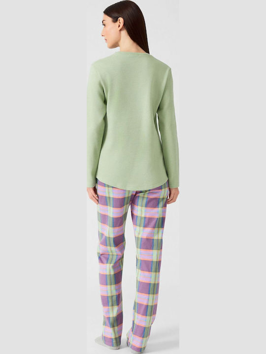 Minerva Set Pijamale pentru Femei Mint Dusty