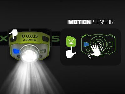 Lanterna frontală Delphin Oxus Zoom 1200 mAh 5W 300 lm
