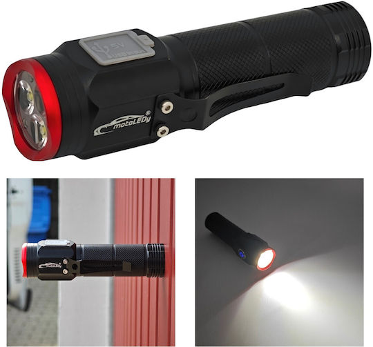 Taschenlampe 3x LED Magnet 900lm USB C