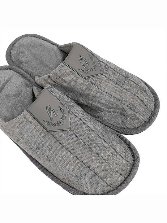 Ustyle Men's Slipper Gray