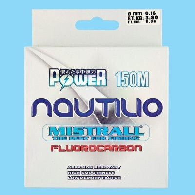 Mistrall Nautilio 150 M Nylon Monofilament Fluorocarbon Coating Invisible In Water