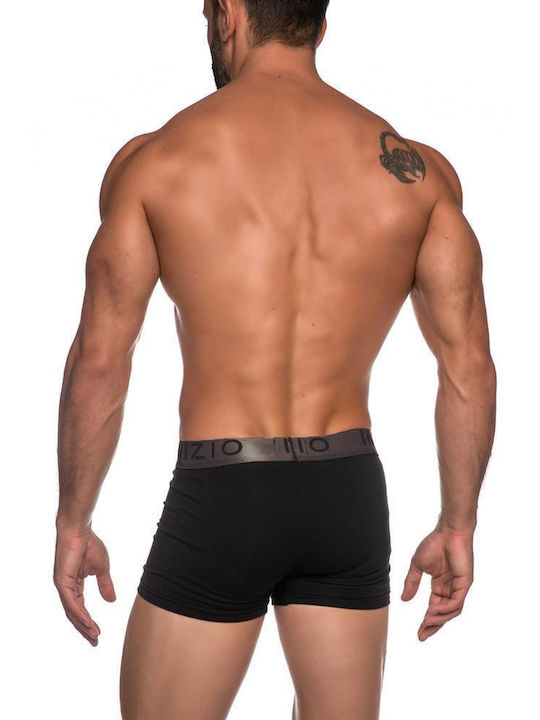 Inizio Herren Boxershorts Black, Anthracite, Bronze 2Packung