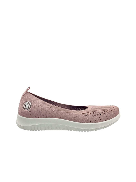 Canguro Women's Canvas Slip-Ons Pink