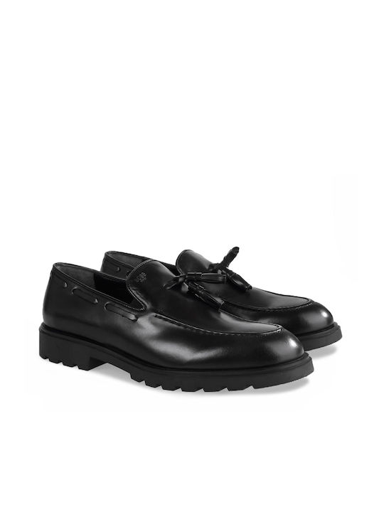 Boss Shoes Men's Moccasins Black