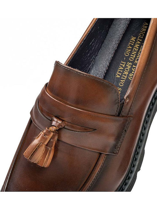 Ανδρικά Loafers σε Ταμπά Χρώμα