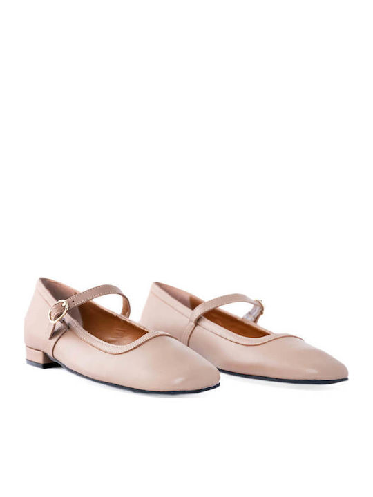 Kalogirou Ballerinas Beige