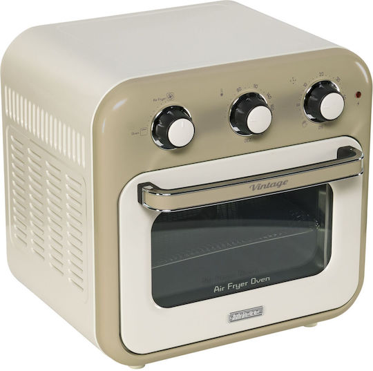 Ariete Vintage Mini Ηλεκτρικό Φουρνάκι 16lt Χωρίς Εστίες Μπεζ