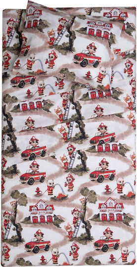Viopros Kids Sheets Single White 160x260cm Viopros Kids Sheets Single White 160x260cm