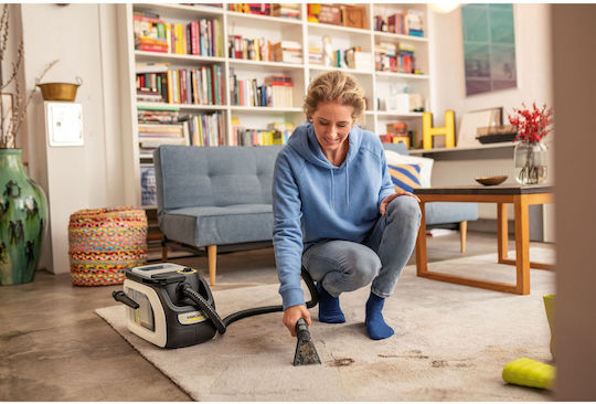 Karcher SE 3-18 Compact Home Battery Rechargeable Vacuum Wet / Dry Without Charger and Battery with Plastic Bin 0.5lt