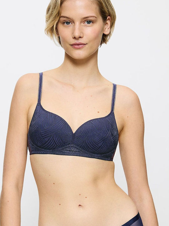 Triumph Bra with Light Padding without Underwire Black/Blue