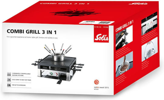 Solis Combi 3in1 Type 796 Electric Grill 1200W Gri