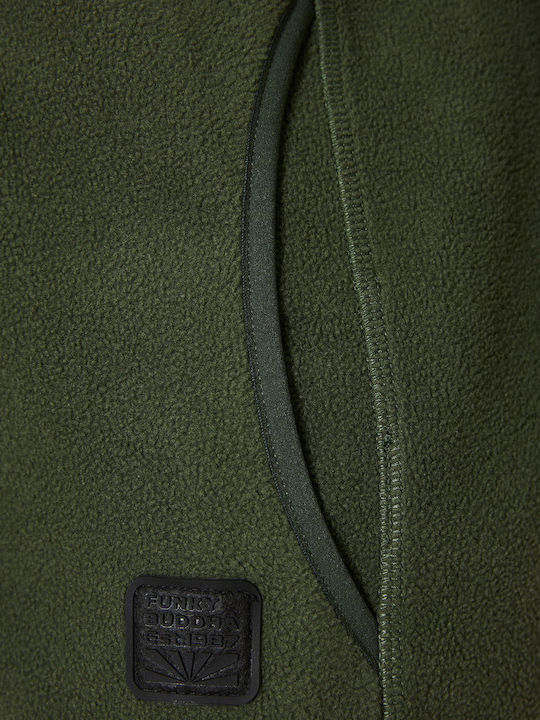 Ανδρική Ζακέτα Fleece Πράσινη
