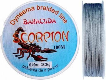 Baracuda Dyneema Scorpion Textile Rope 100 M Gray Color