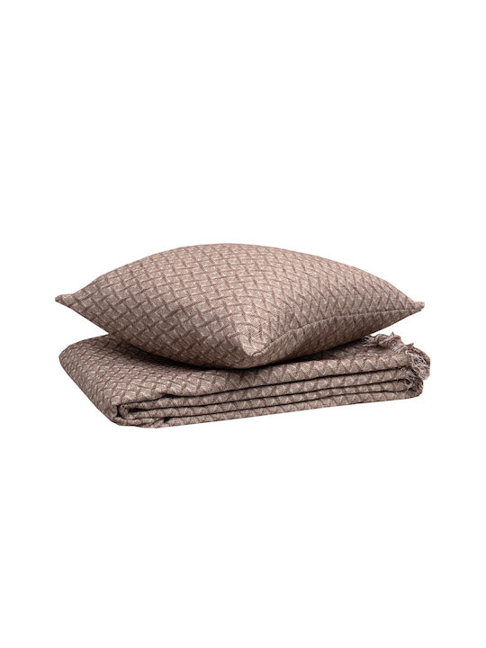 Viopros Throws & Couch Blankets Sofa Throws 2 Seater Chenille 180x240cm Linen