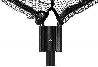 Delphin Omega Carp Landing Net Stationary 2 Sections Total Length 250 Cm Head Size 70 X 80 Cm
