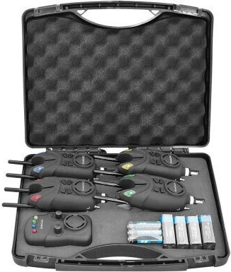 Kabelloses Alarmset Baracuda Sg-k2 + Empfänger 4 Stück Schwarz
