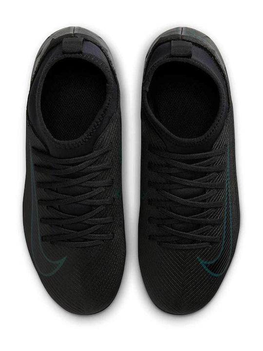 Nike Mercurial Superfly 10 Club FG/MG Παιδικά Ποδοσφαιρικά Παπούτσια με Τάπες Black / Deep Jungle