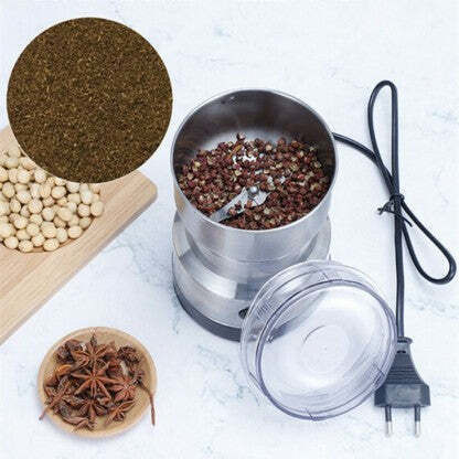 Râșniță electrică pentru cafea și alte alimente, putere 200W, capacitate 50g, argintiu