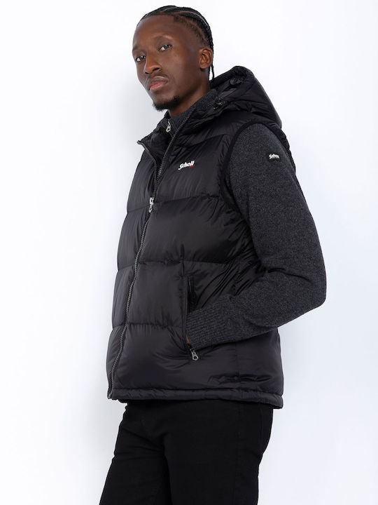 Fără mâneci Jachetă Puffer Negru