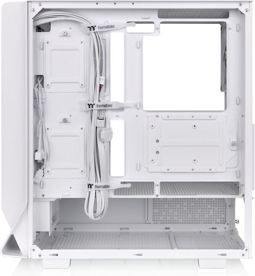 Thermaltake Ceres 350 MX Gaming Midi Tower Κουτί Υπολογιστή με Πλαϊνό Παράθυρο και RGB Φωτισμό Snow White