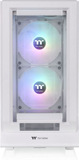 Thermaltake Ceres 350 MX Gaming Midi Tower Κουτί Υπολογιστή με Πλαϊνό Παράθυρο και RGB Φωτισμό Snow White
