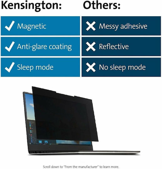 Kensington Bildschirm-Filter für Laptop 13,3" K58351WW