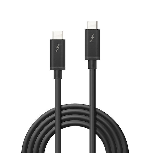 Lindy Thunderbolt 3 Cable Μαύρο 1m (41556)
