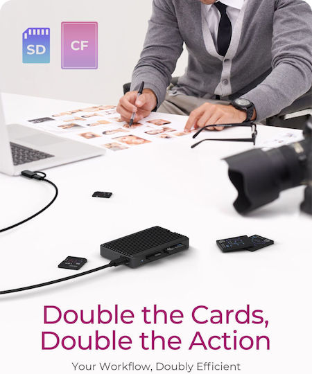 Icy Box Card Reader για SD