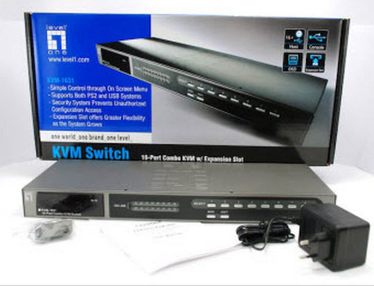 Level One KVM-1631 Viewcon Combo KVM Switch
