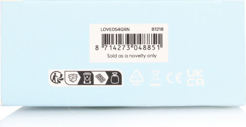 Pulse Wave Tongue Flickering Vibrator Kaninchen Grün