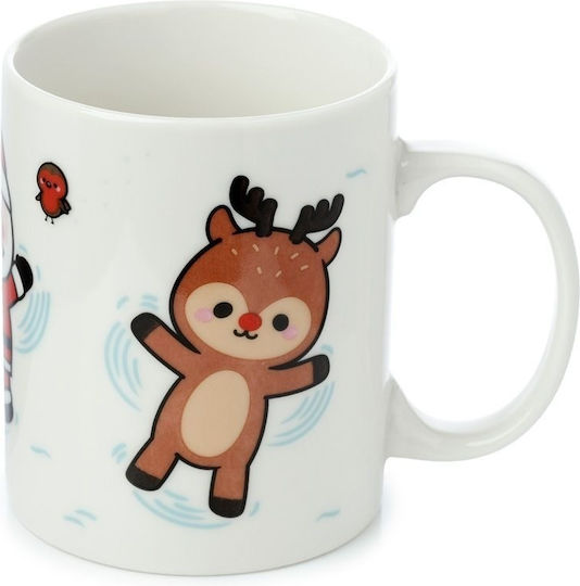 Puckator Christmas Mug Porcelain Multicolored