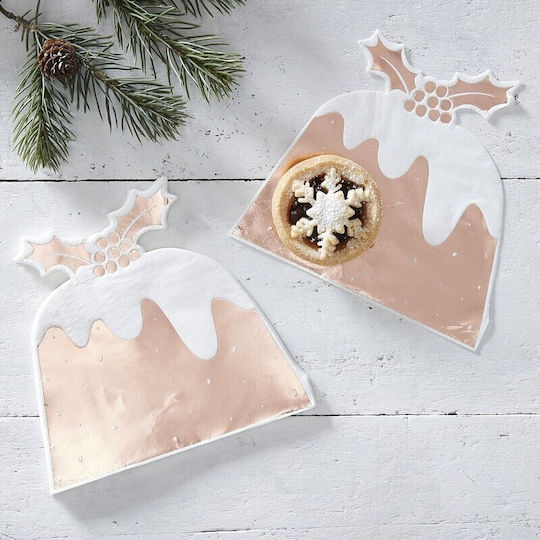 Lion Balloons Christmas Σετ Χριστουγεννιάτικες Χαρτοπετσέτες 27x16εκ. 12τμχ