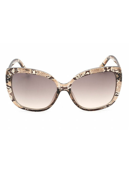 Guess Women's Sunglasses with Multicolour Plastic Frame and Brown Gradient Lens GF0383 45F