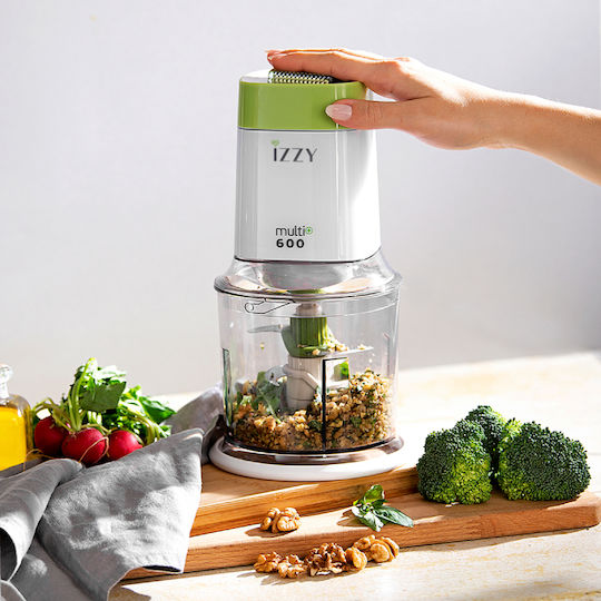 Izzy Multi+ 600 Πολυκόπτης Multi 600W με Δοχείο 600ml Πράσινος