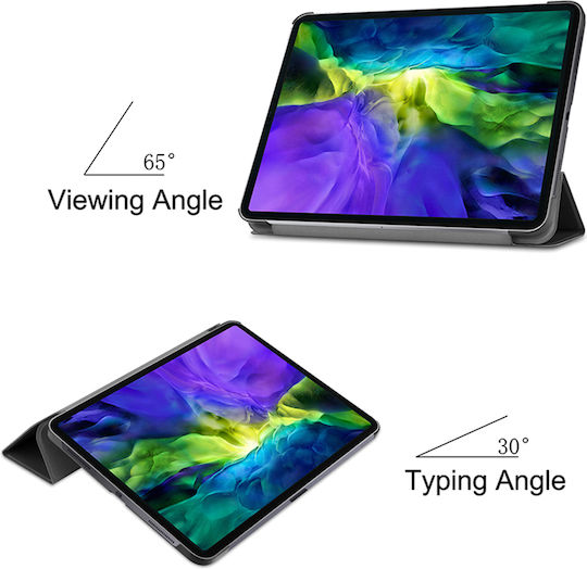Techsuit Foldpro Klappdeckel Schwarze (iPad Pro 2021 12,9 Zoll / iPad Pro 2022 12,9 Zoll / iPad Pro 2018 12,9 Zoll / iPad Pro 2020 12,9 Zoll)