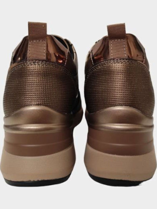 Γυναικεία Sneakers Μπρονζέ