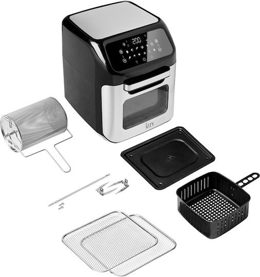 Izzy Air Fryer 12lt Silver IZ-8205